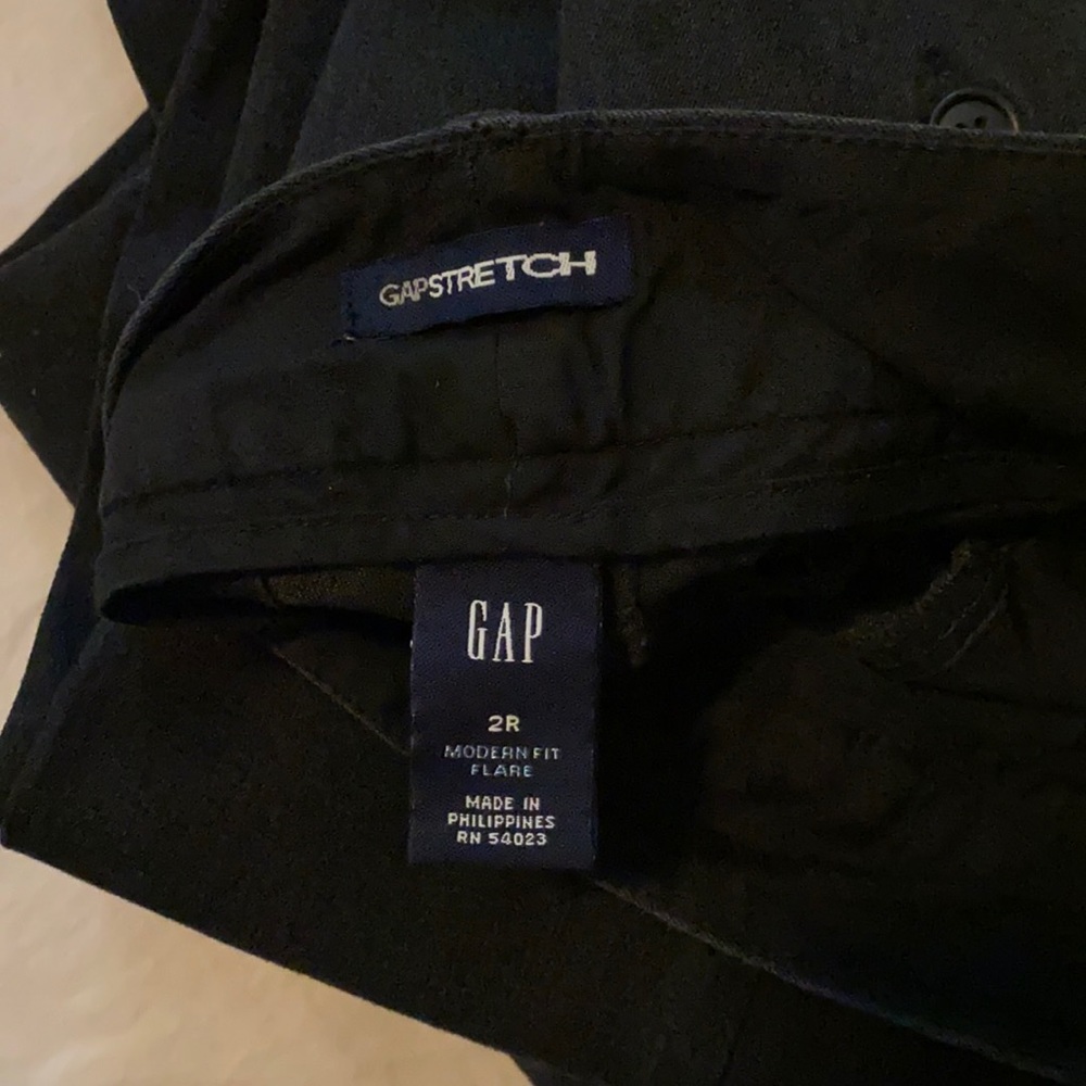 Gap stretch bootcut black pants